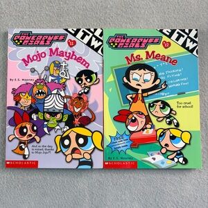 POWERPUFF GIRLS CHAPTER BOOK LOT #11  E.S. MOONEY Y2K 2001 CARTOON NETWORK